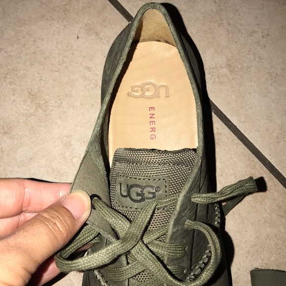 Men’s UGG TRIGO UNLINED LACE UP SHOE MOSS GREEN - Picture 6 of 8